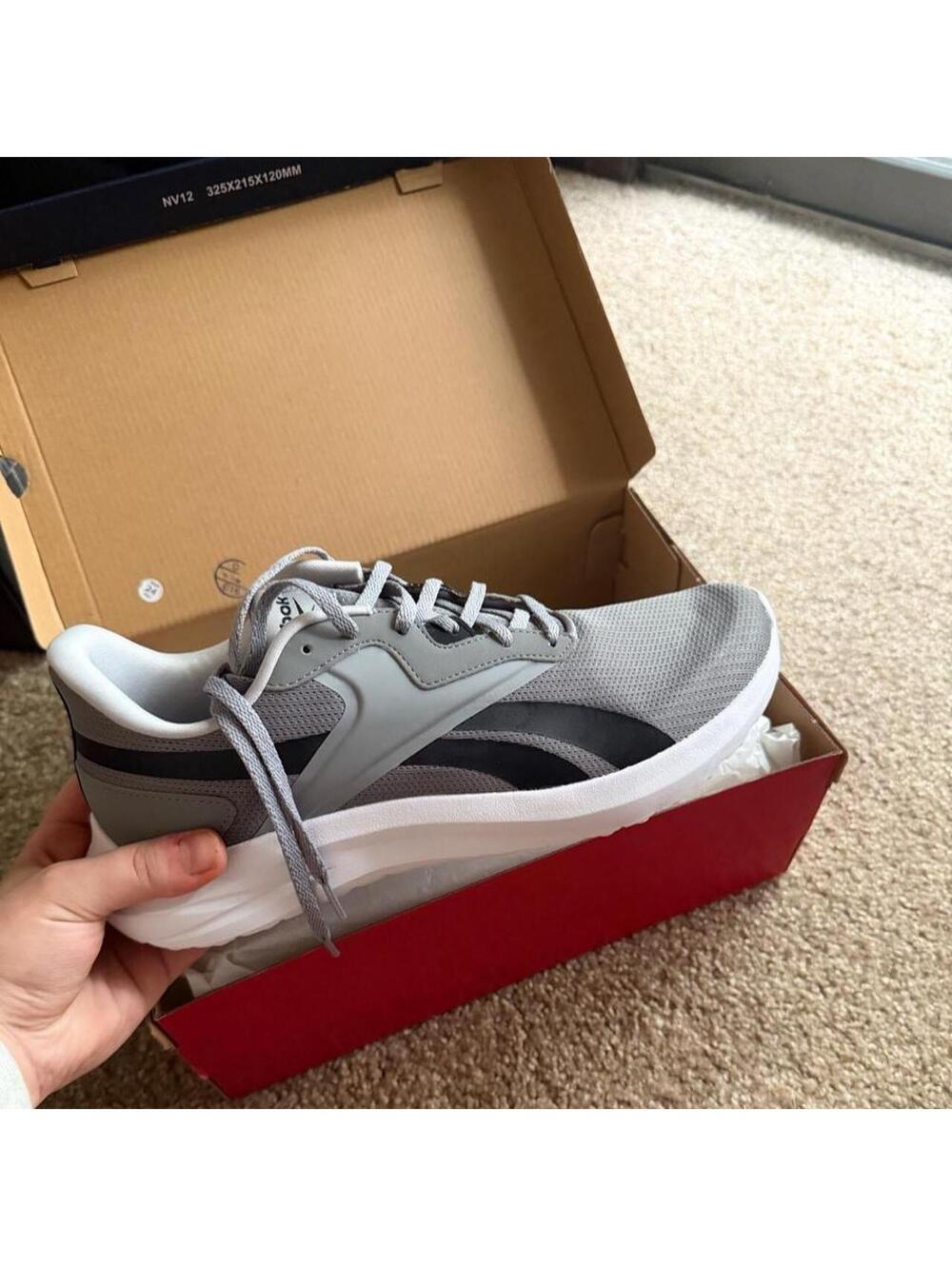 Reebok Energen Lux Grey/Black Running Sneakers | Men’s 9.5 | New with Box